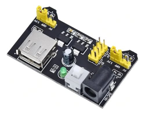 Fonte Alimentação P4 3.3v 5v Mb102 Protoboard For Arduino